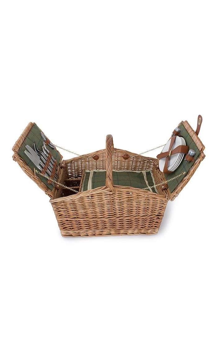 Four Person Double Lid Hamper 2 Four Person Double Lid Hamper - Image 2