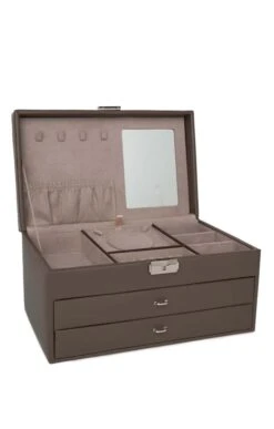 Rectangular Two Drawer Jewellery Box