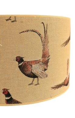 Tapestry Lampshade 8 Tapestry Lampshade -Home Furnishings Shop CY15024CPHEASANT40CM 1