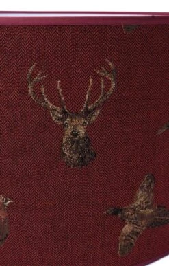 Tapestry Lampshade 9 Tapestry Lampshade -Home Furnishings Shop CY15024HCLARET40CM 1