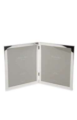 Silver Plated Double Photo Frame