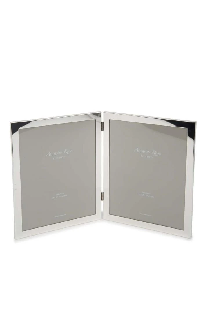Silver Plated Double Photo Frame 1 Silver Plated Double Photo Frame