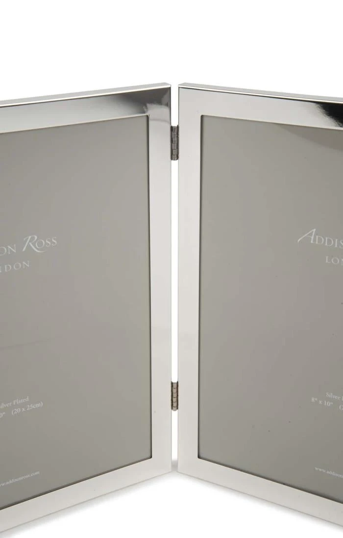 Silver Plated Double Photo Frame 3 Silver Plated Double Photo Frame - Image 3