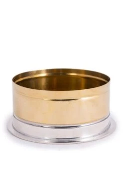 Silver Plated Cartridge Wine Bottle Holder