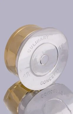 Silver Plated Cartridge Wine Bottle Holder -Home Furnishings Shop CY15085CARTRIDGE 2