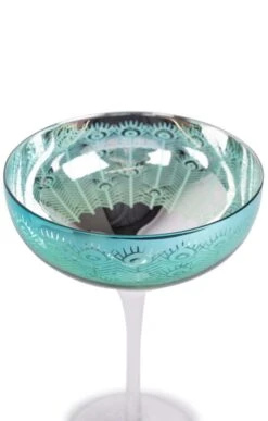 Artland Peacock Glassware Collection -Home Furnishings Shop CY15134CHAMPSAUCER35CL 1 1