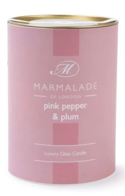 Marmalade Of London Boxed Candle -Home Furnishings Shop CY15222PNKPEPPERPLUM 2 1
