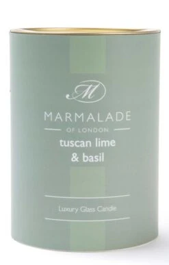 Marmalade Of London Boxed Candle -Home Furnishings Shop CY15222TUSCANLIMEBASIL 2 1