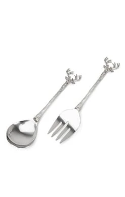 Stag Head Salad Servers