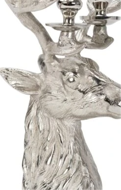 Stag Head Four Candle Holder -Home Furnishings Shop CY18089STAGHEAD 3