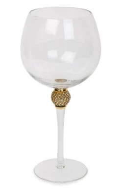 Glass And Gold Drinking Glasses