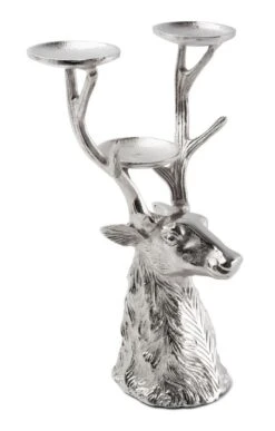 Three Prong Stag Candle Holder