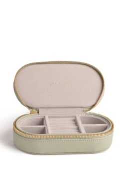 Oval Jewellery Box -Home Furnishings Shop CY20645SAGEPEBBLE 2