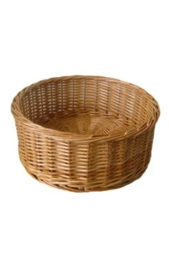 Large Round Willow Tray