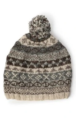 Ladies Finisterre Bobble Beanie -Home Furnishings Shop GW01479NATURAL 1 1