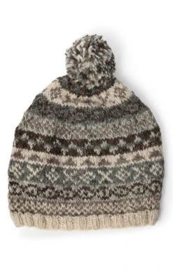 Ladies Finisterre Bobble Beanie -Home Furnishings Shop GW01479NATURAL 1