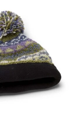 Ladies Finisterre Bobble Beanie -Home Furnishings Shop GW01479OLIVE 1