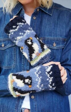 Ladies Circus Of Puffins Handwarmer