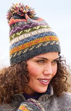 Ladies Elveden Bobble Beanie
