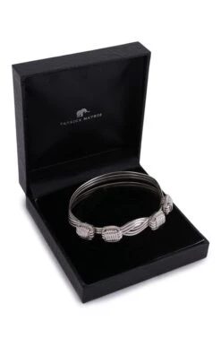 Silver Elephant Hair Bangle