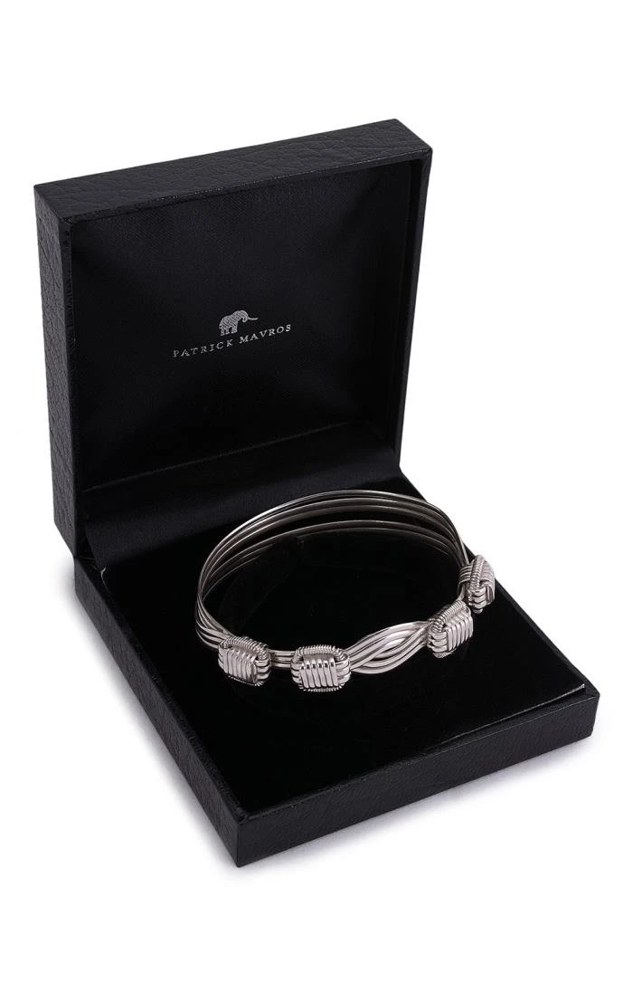 Silver Elephant Hair Bangle 1 Silver Elephant Hair Bangle