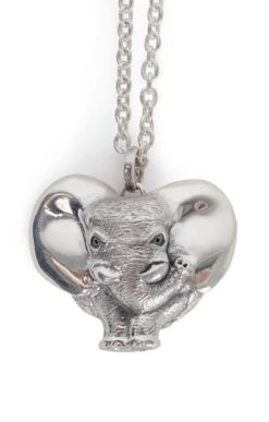Silver Zozo Heart Pendant