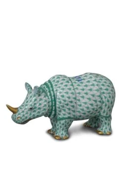 Herend Standing Rhino