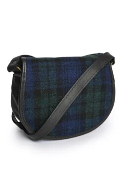 Ladies Tweed Sporran Bag -Home Furnishings Shop TB77010BLACKWATCH 2