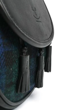 Ladies Tweed Sporran Bag -Home Furnishings Shop TB77010BLACKWATCH 4