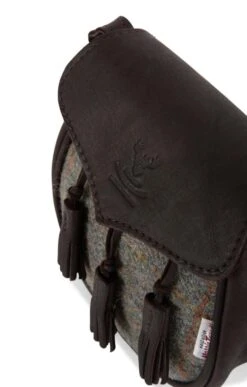 Harris Tweed Sporran Bag -Home Furnishings Shop TB77898GREENCHECK 3