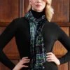 Silk Tartan Velvet Scarf