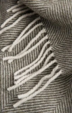 Herringbone Wool Rug -Home Furnishings Shop TJ00109GREY 1