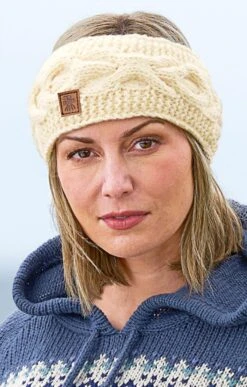 Ladies Aran Headband