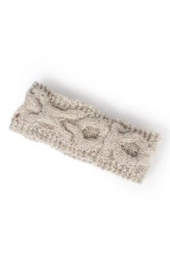Ladies Aran Headband -Home Furnishings Shop TW00143OATMEAL 1